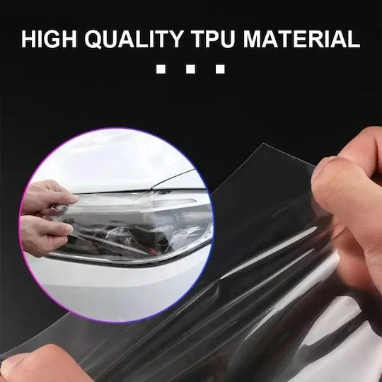 Tpu Ppf Photochromic Μεμβράνη Φαναριών Αυτοκινήτου Stealth Αλλαγή Χρώματος Smoked Black Crystal Clear 30x60cm Tc-464