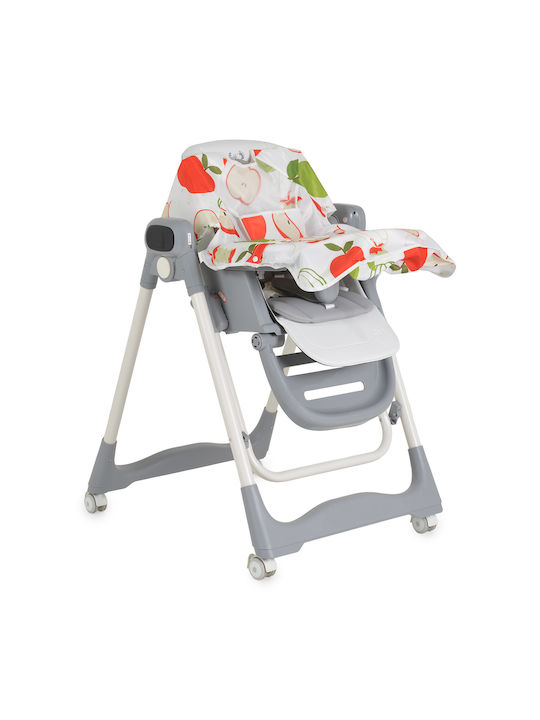 Moni Baby Highchair 2 in 1 with Adjustable Height Gray