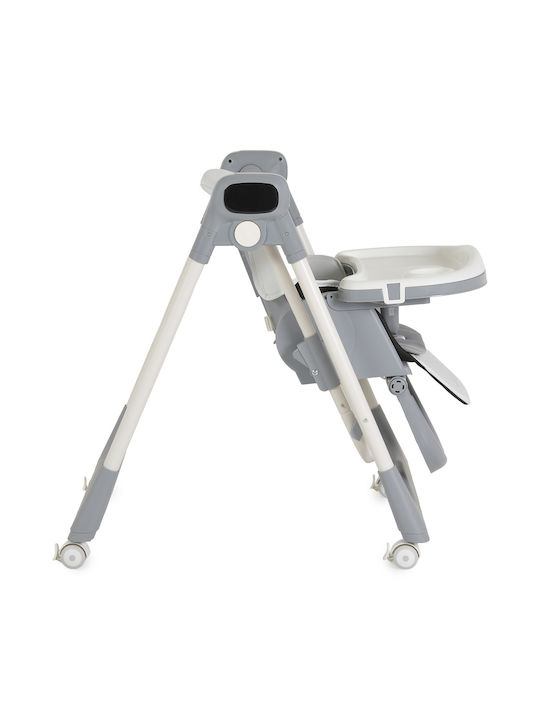 Moni Baby Highchair 2 in 1 with Adjustable Height Gray