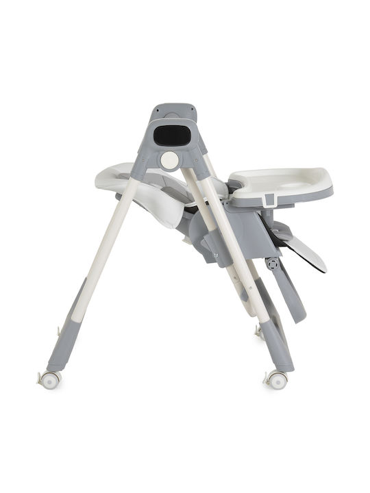 Moni Baby Highchair 2 in 1 with Adjustable Height Gray