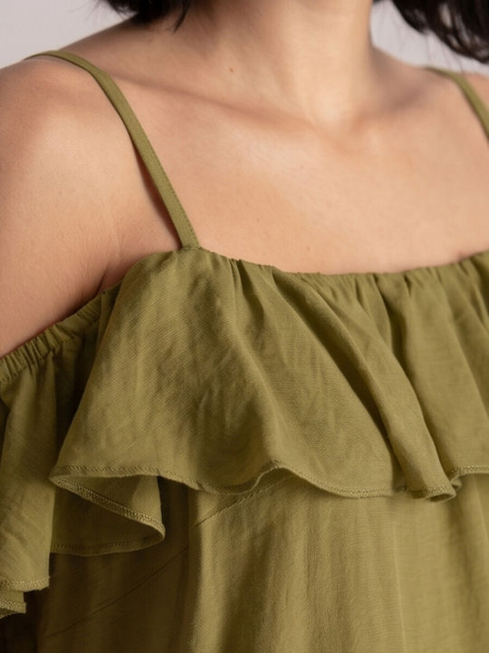 Women's Khaki Bermuda