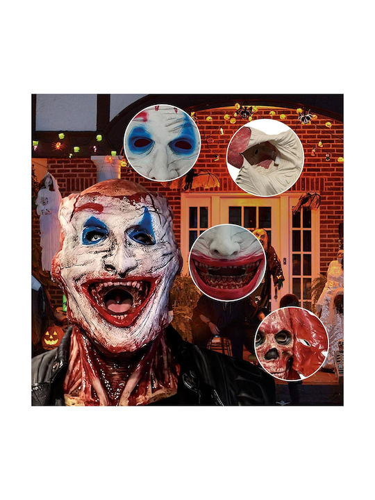 Halloween Mask Scary Horror Clown Double-layer Magnetic Latex
