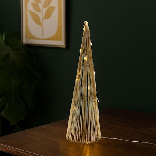 cu lumină LED Decorațiune de Crăciun Braduleț 40cm. Auriu