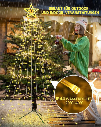 Lumini De Crăciun Cu LED Pentru Perdea 3.5m 360 LED-uri