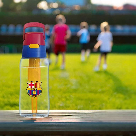 Dafi Παιδικό Παγούρι FC Barcelona Πλαστικό 500ml