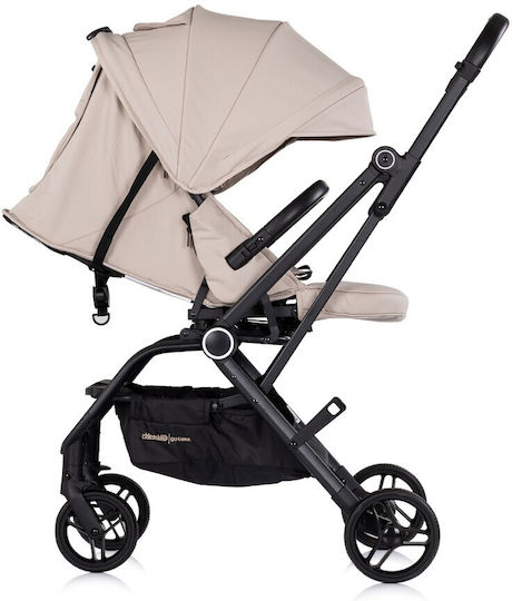 Chipolino Go Twist Reversible Baby Stroller Suitable for Newborn Latte