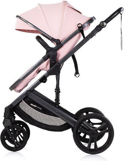 Chipolino Amore Reversible 2 in 1 Baby Stroller Suitable for Newborn Powder Pink