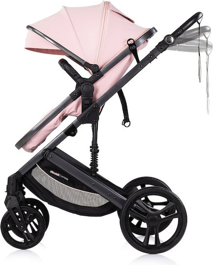 Chipolino Amore Reversible 2 in 1 Baby Stroller Suitable for Newborn Powder Pink