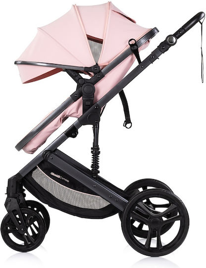 Chipolino Amore Reversible 2 in 1 Baby Stroller Suitable for Newborn Powder Pink