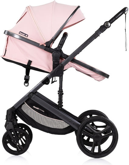 Chipolino Amore Reversible 2 in 1 Baby Stroller Suitable for Newborn Powder Pink