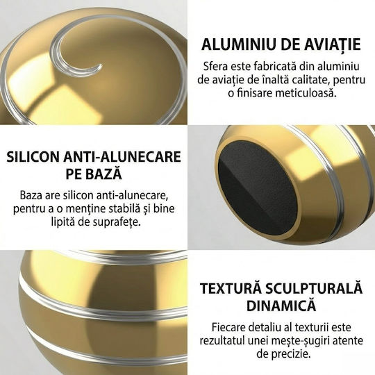Alista Home Fidget Spinner Μεταλλικό Γκρι