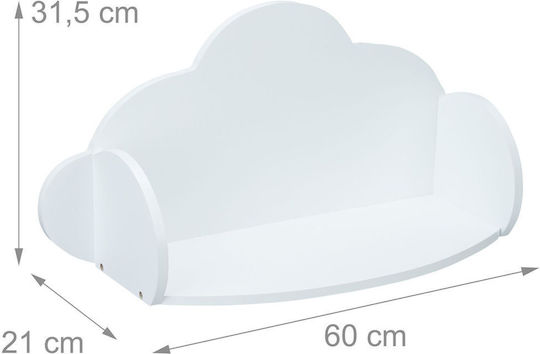 Kinder Regal Weiß 31.5x60x21εκ.