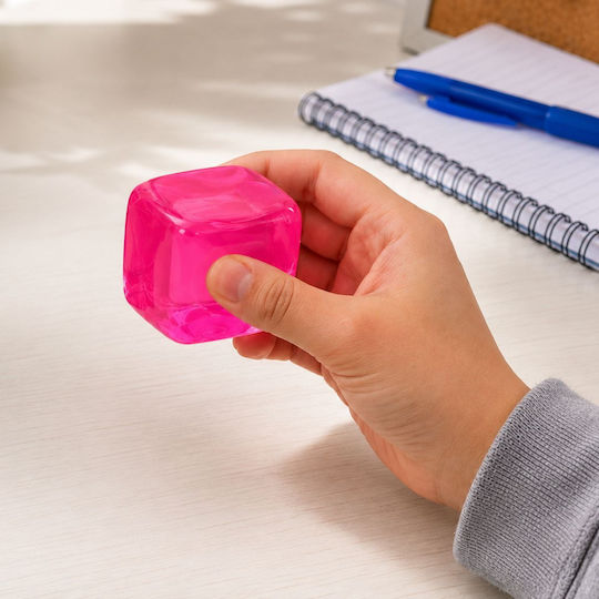 CUBE Squishy Κύβος Αφρώδες Πολύχρωμο (Διάφορα Σχέδια) 1τμχ