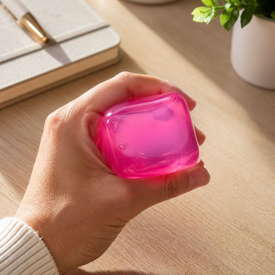 CUBE Squishy Κύβος Αφρώδες Πολύχρωμο (Διάφορα Σχέδια) 1τμχ