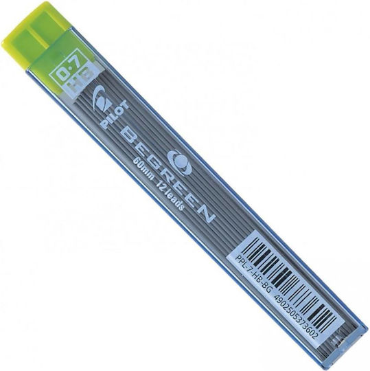 Pilot 12 Συσκευασίες x 12 Μύτες Μολυβιού Begreen Πάχους 0.7mm Τύπου HB