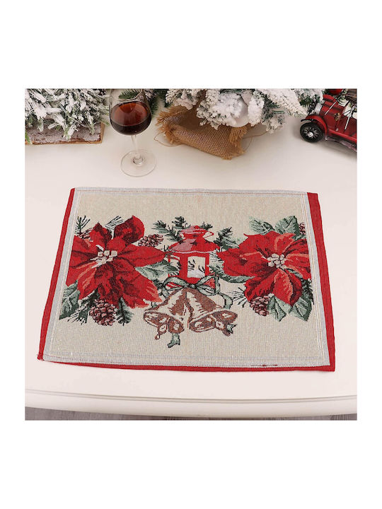 Alista Home Tischsets Stoff Rote 43x34cm