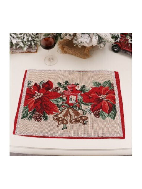 Alista Home Tischsets Stoff Rote 43x34cm