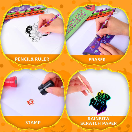 Halloween Party Dekorationszubehör Set Diy Taschen 192 Stück