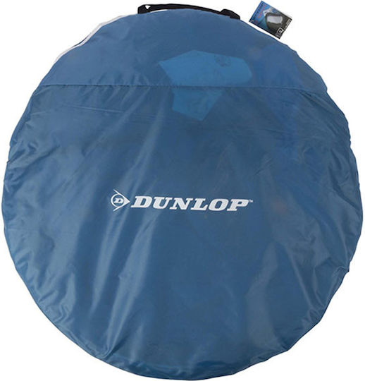 Dunlop Two Persons Summer Camping Tent Pop Up Blue For 2 People 255x155x95cm