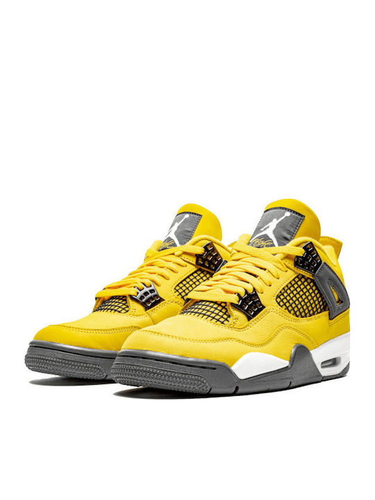 Air  4 Retro Мъжки Сникърси Tour Yellow