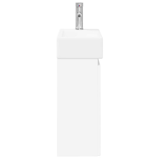 vidaXL Плот със Смесител М45.5xД22.5xВ84см Бял