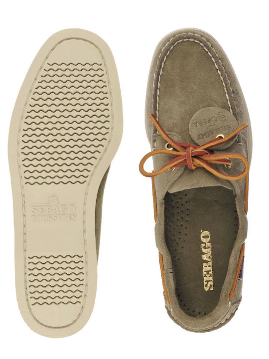 Portland Men's Loafers in Green Colour