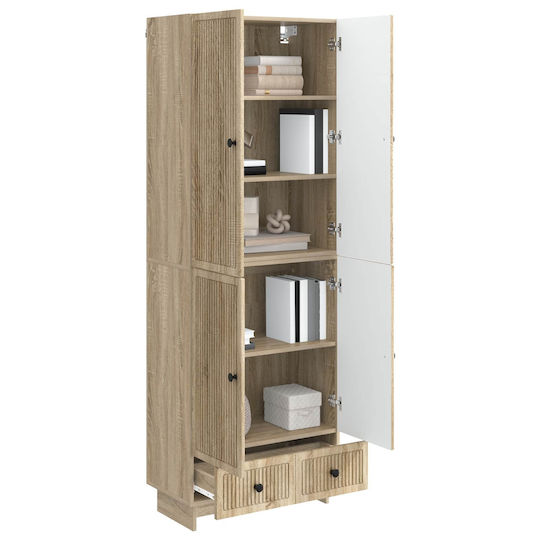 vidaXL Badezimmerschrank Sonoma