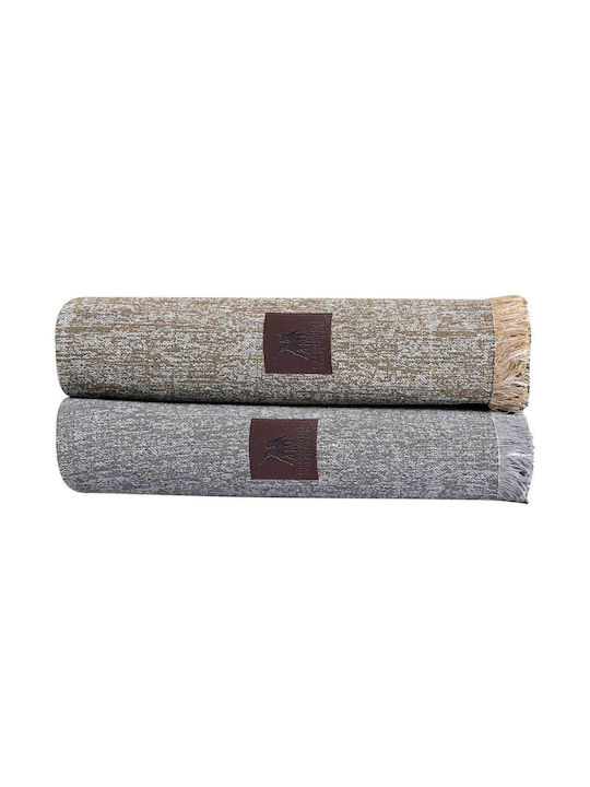 Greenwich Polo Club Essential Ριχτάρι Διθέσιου Καναπέ 180x250εκ. Beige