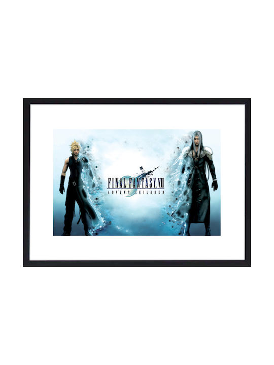 Walls Final Fantasy Advent Children Frame Wooden black frame 20x15cm