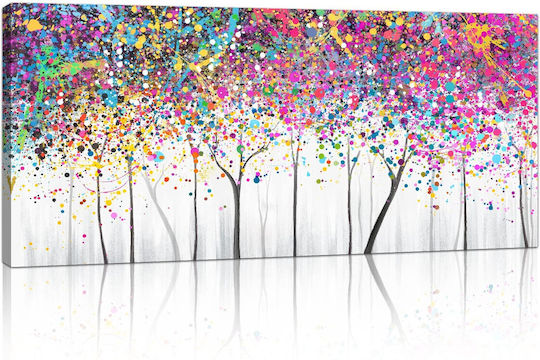 Pictură Pe Pânză Abstractă Copaci Colorați Mari 120 X 50 Cm Pictură Pe Pânză Abstractă Copaci Colorați Mari 120 X 50 Cm