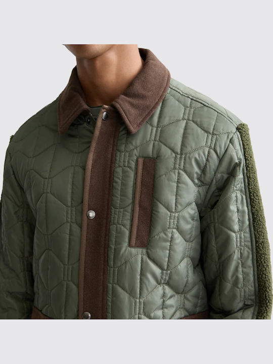 Geacă Puffer Verde