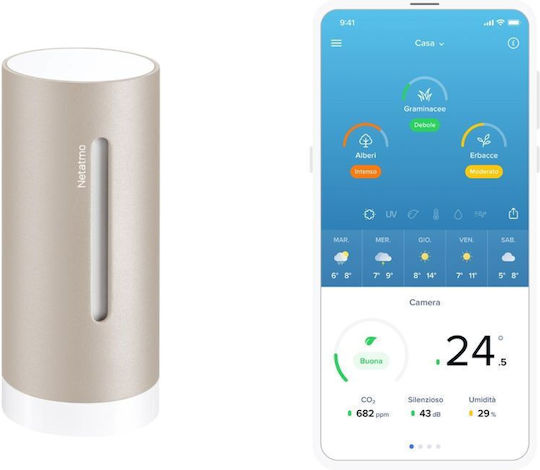 Netatmo Безжична Метеорологична Станция Цифрова Настолна