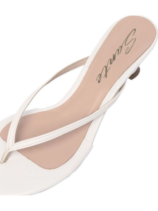 Mules with Heel in White Colour