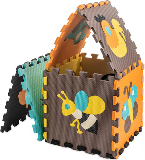Kruzzel Puzzle De Podea Interactiv Cu Animăluțe 9 Piese