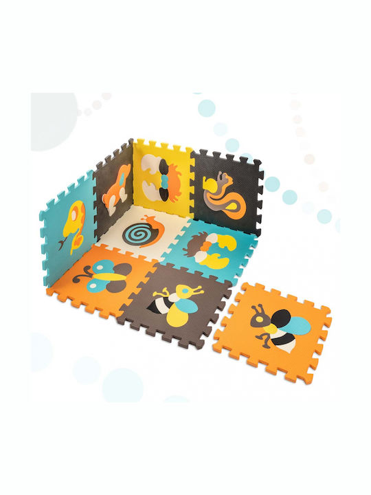 Kruzzel Interaktives Kinder-Bodenpuzzle mit Tieren 9 Teile