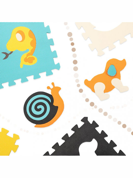 Kruzzel Interaktives Kinder-Bodenpuzzle mit Tieren 9 Teile