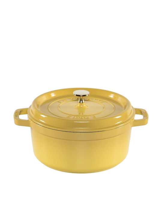Staub La Cocotte Cratiță Olandeză Rotundă Din Fontă 24x24cm 3.7lt