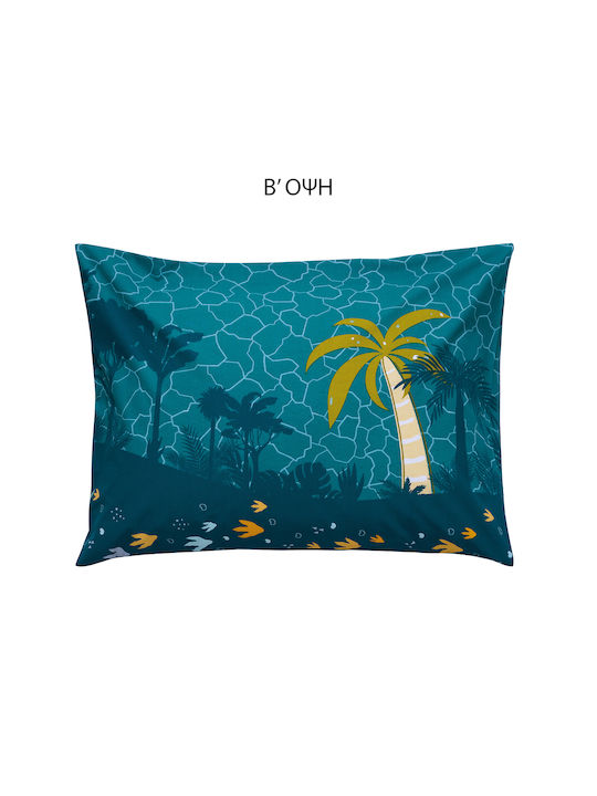 Kentia Kids Single Duvet Cover Set with Pillowcase Light Blue 165x245cm
