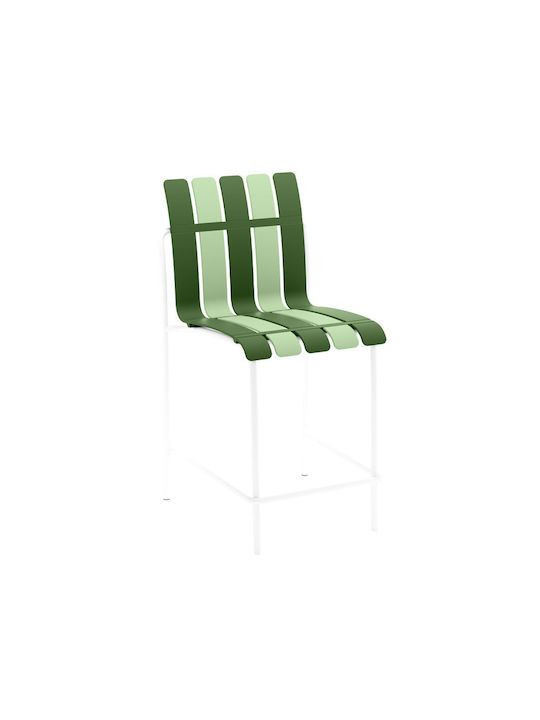Metallischer Gartenhocker Kiosk Öl Khaki 4 Stück 54x40,5x110cm Metallischer Gartenhocker Kiosk Öl Khaki 4 Stück 54x40,5x110cm
