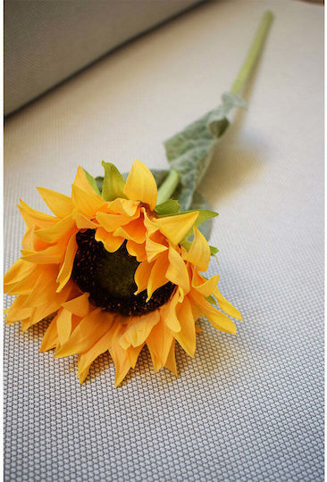 Koart Ilios1 Gelbe Künstliche Blume Real Touch 60 cm 1 Stück