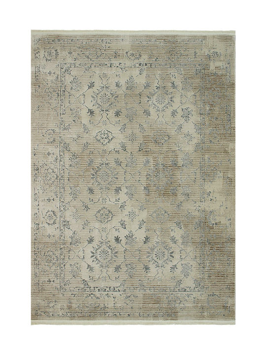 Koulis Carpets 0342A Modern Bedroom Rug Set Beige 3 Pieces