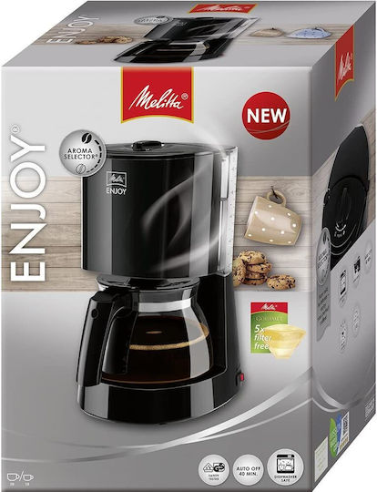 Melitta Enjoy Glass II Filter Coffee Machine 900W White