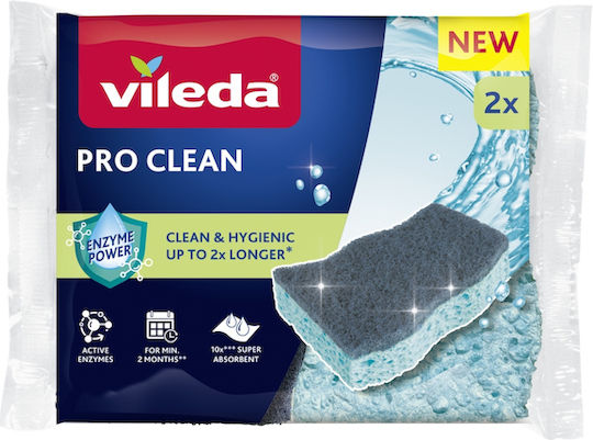 Vileda Clean Set Bureți 2 Bucăți