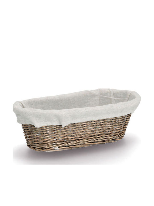 Zeller Brotkorb Geflecht 33x14x10cm