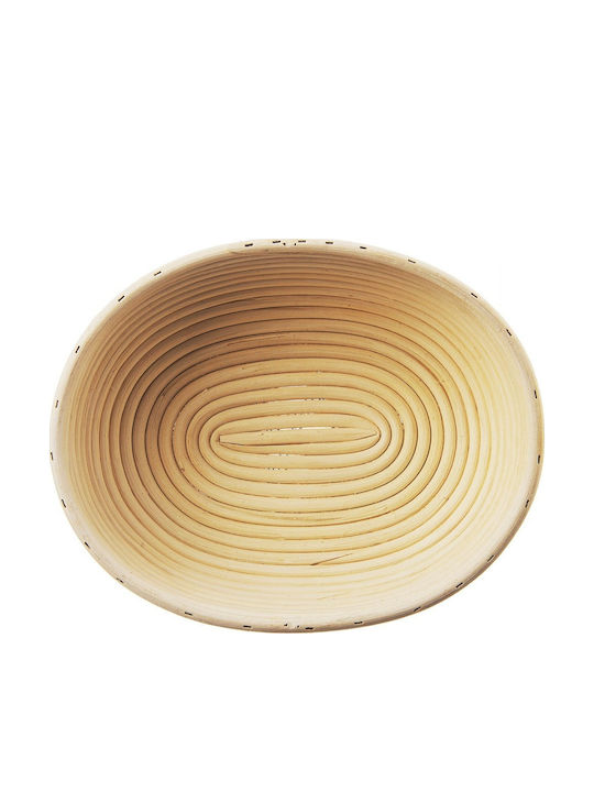 Orion Ψωμιέρα από Rattan Μπεζ 28x22x9cm