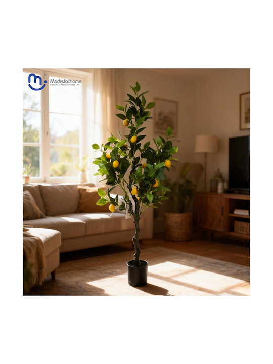 Medrelaxhome Plantă Artificială Decorativă Lămâiță Înălțime 120cm