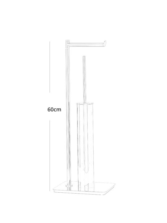 Bronze Art Series Ml-500 0150-10-2l Chrome Wall Mounted Toilet Paper Holder and Bidet Set