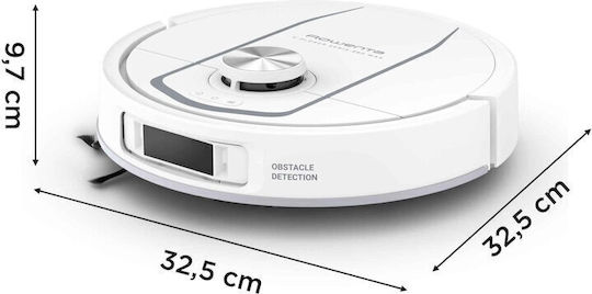 Rowenta X-Plorer Serie 580 Max Aspirator Robot cu Cartografiere Laser și Putere de Aspirație 10000Pa Albă