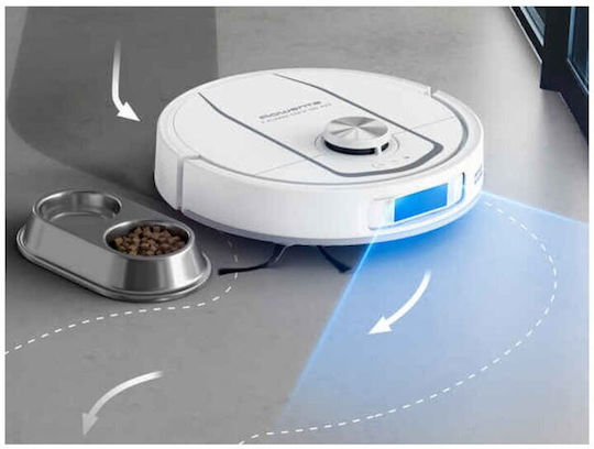 Rowenta X-Plorer Serie 580 Max Aspirator Robot cu Cartografiere Laser și Putere de Aspirație 10000Pa Albă