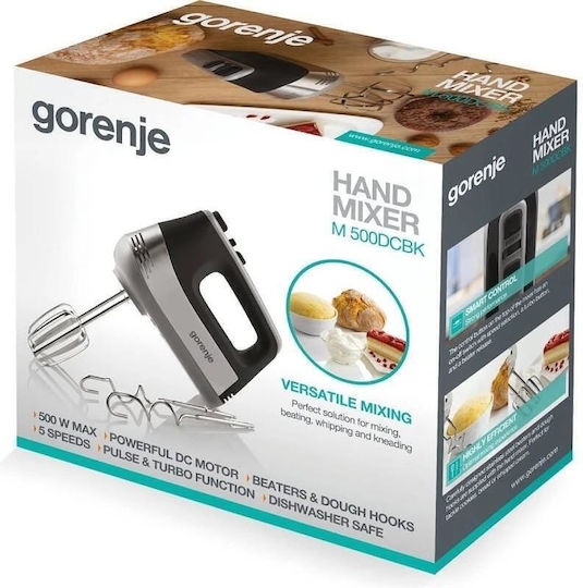 Gorenje Μίξερ Χειρός 500W Μαύρο